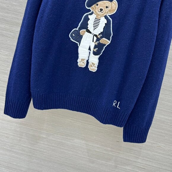 Ralph Lauren Embroidered Bear Sweater - Classic Chic - Picture 9 of 9